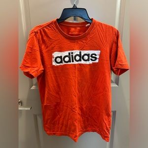 Adidas red tee